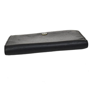 Chanel CC Button Bi-Fold Wallet Leather