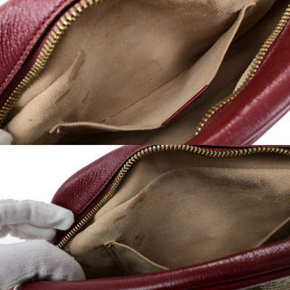 Gucci GG Marmont Shoulder Bag Diagonal Quilted GG Canvas with Leather