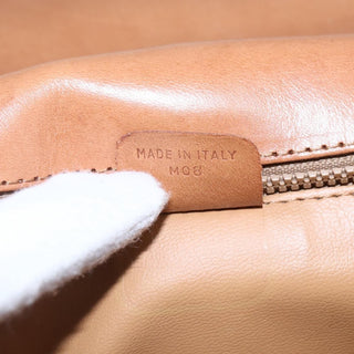 Celine Vintage Macadam Shoulder Bag Canvas and Leather