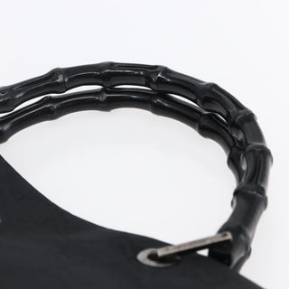 Gucci Vintage Bamboo Handle Tote GG Nylon