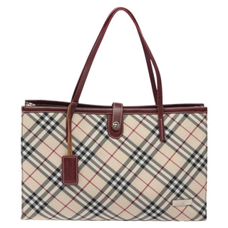 Burberry Nova Check Tote Nylon
