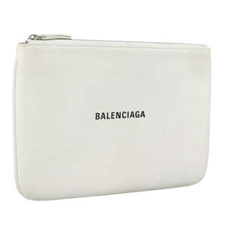 Balenciaga Everyday Logo Pouch Printed Leather