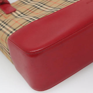 Burberry Nova Check Tote canvas check pattern