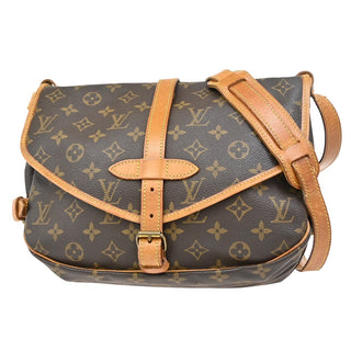 Louis Vuitton Saumur Handbag Monogram Canvas