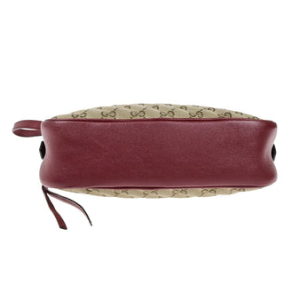 Gucci GG Marmont Shoulder Bag Diagonal Quilted GG Canvas with Leather
