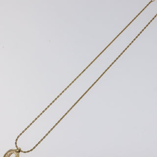 Christian Dior CD Pendant Necklace Gold-plated