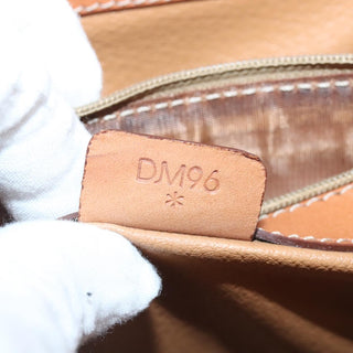 Celine Vintage Convertible Top Handle Bag Macadam Coated Canvas