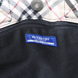 Burberry Nova Check Tote canvas check pattern