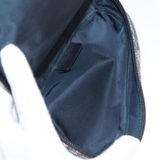 Christian Dior Saddle Zip Pouch Diorissimo Canvas