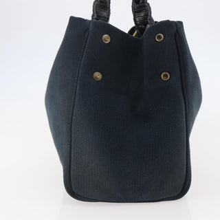 Bottega Veneta Braided Handle Open Tote Bag Canvas with Leather