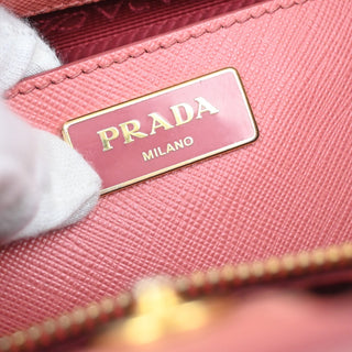 Prada Galleria Double Zip Tote Saffiano Leather
