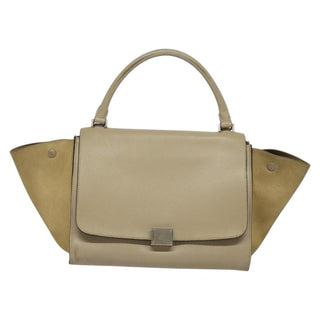 Celine Trapeze Bag Leather with Suede