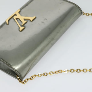 Louis Vuitton Chain Louise Clutch Patent