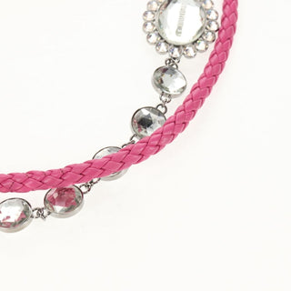 Miu Miu Crystal Clutch Matelasse Leather