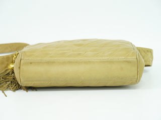 Chanel Vintage Diamond CC Camera Bag Quilted Leather