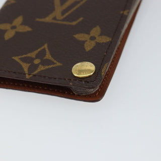 Louis Vuitton Porte Cartes Pression Card Case Monogram Canvas
