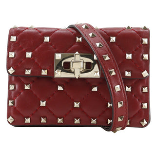 Valentino Garavani Rockstud Shoulder Bag Leather