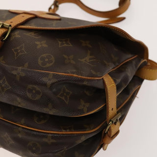Louis Vuitton Saumur Handbag Monogram Canvas