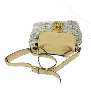 Chloe Elsie Shoulder Bag Tweed Leather