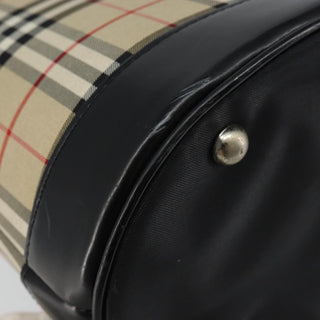 Burberry Nova Check Tote Canvas and Leather