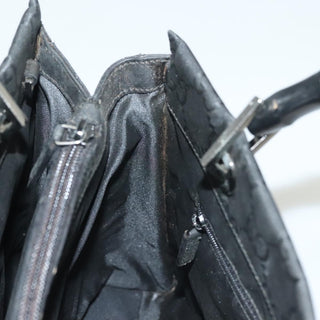 Gucci Vintage Bamboo Handle Tote GG Nylon