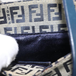 Fendi Vintage Shoulder Bag Zucca Canvas
