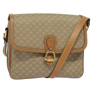 Celine Macadam Shoulder Bag Canvas