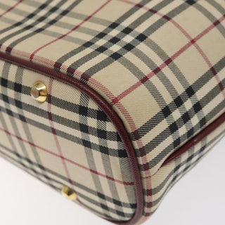 Burberry Nova Check Tote Canvas and Leather