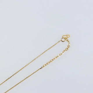 Christian Dior CD Pendant Necklace Metal and Crystals