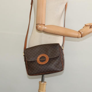 Celine Macadam Shoulder Bag PVC Leather