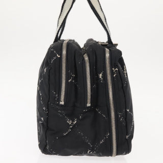 Chanel Travel Line Boston Bag Printed Nylon
