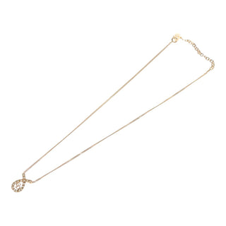 Christian Dior CD Logo necklace Metal