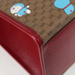Gucci Doraemon Tote Printed Mini GG Coated Canvas