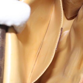 Celine Vintage Macadam Shoulder Bag Canvas and Leather