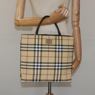 Burberry Nova Check Tote canvas check pattern