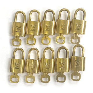Louis Vuitton Cadenas Bag Charm Gold-plated