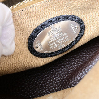 Fendi 2Bag Suede and leather