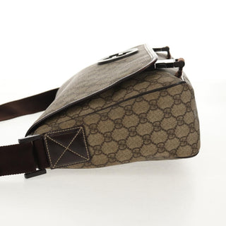Gucci Interlocking G Messenger Bag GG Coated Canvas