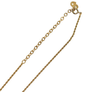 Christian Dior CD Pendant Necklace Gold-plated