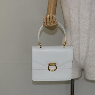 Celine Gancini Handbag Leather