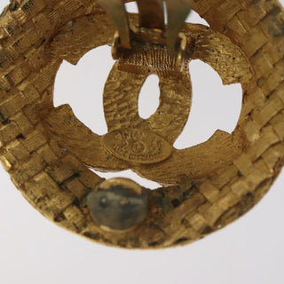 Chanel Vintage CC Clip-On Earrings Metal