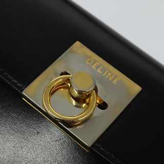 Celine Gancini Handbag Leather