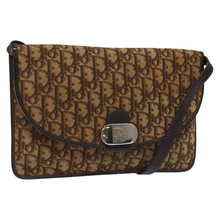 Christian Dior Vintage Trotter Shoulder Bag Canvas