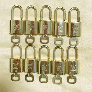 Louis Vuitton Cadenas Bag Charm Gold-plated