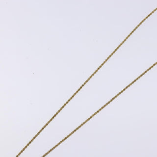 Christian Dior CD Round Pendant Necklace Metal and Crystals