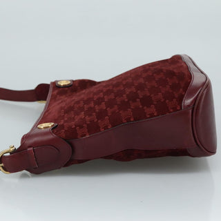 Celine Vintage Macadam Shoulder Bag Suede