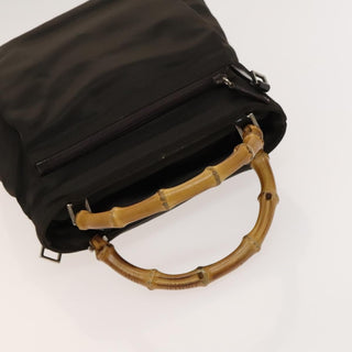 Gucci Vintage Bamboo Handle Bag Nylon