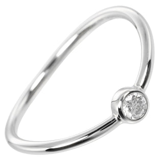 Tiffany & Co. Elsa Peretti Wave Single-Row Ring 950 Platinum