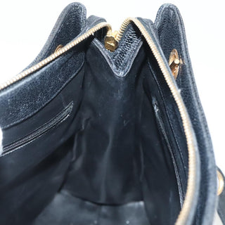 Chanel Vintage CC Logo Chain Tote Caviar