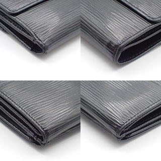 Louis Vuitton Porte Monnaie Billet Carte Crédit Leather